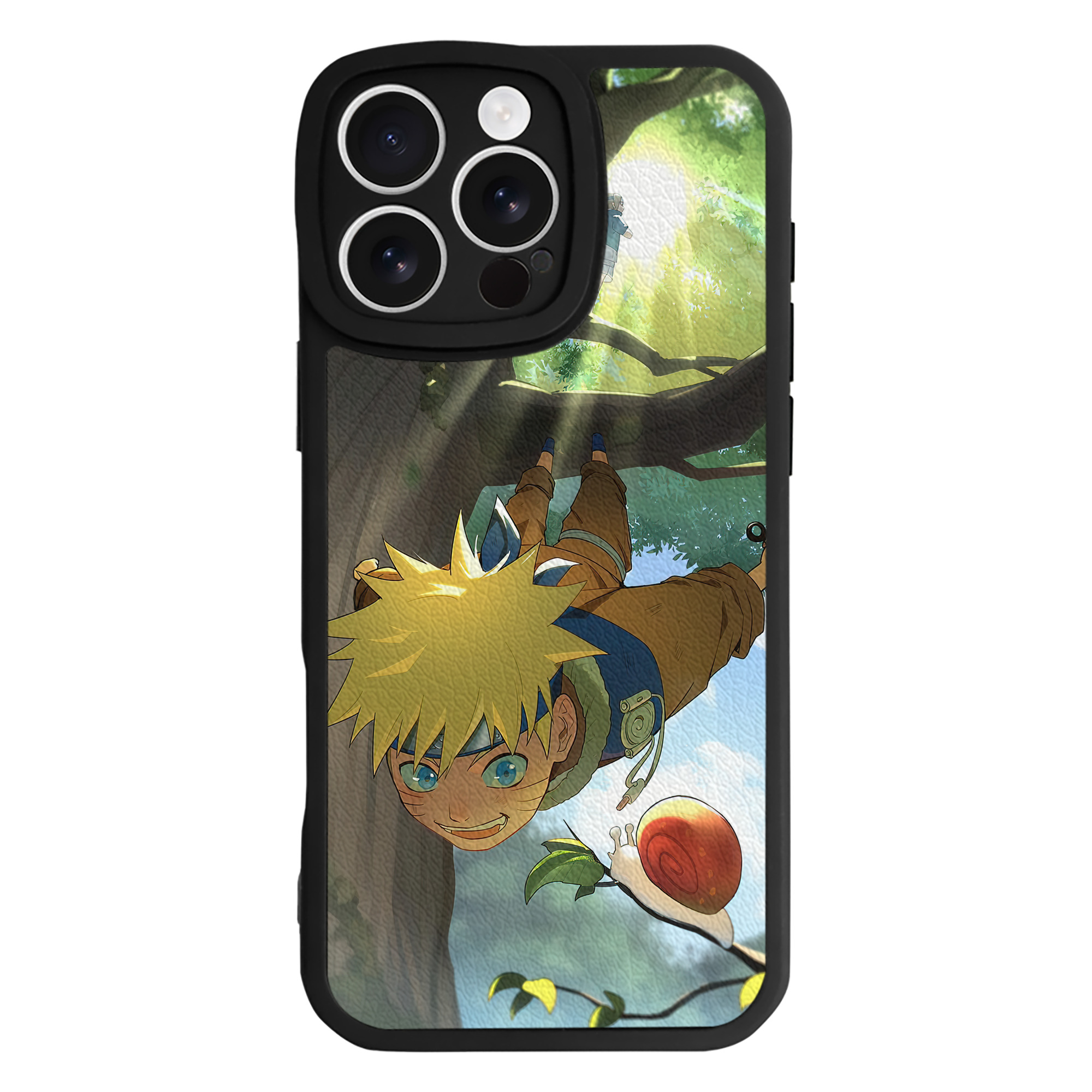 （画像用） NARUTO -ナルト- NARUTO -ナルト- 疾風伝 【iPhone 16シリーズ対応】シリコンスマホケース（レザー調） 材質：シリコン